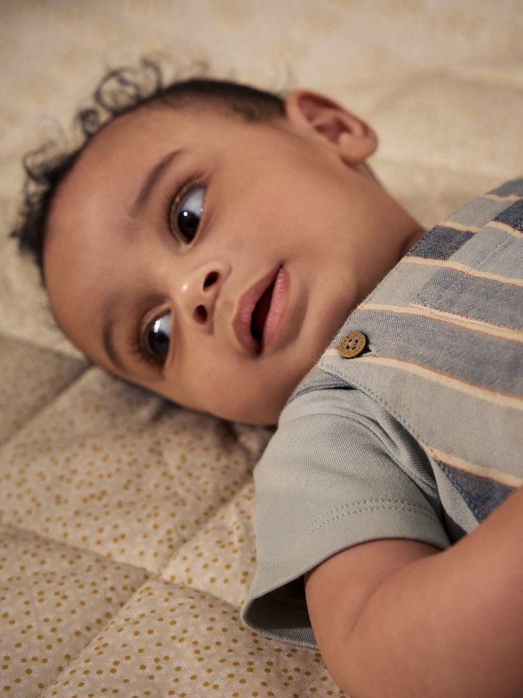 Minerals Stripe Dungaree and
Bodysuit Set