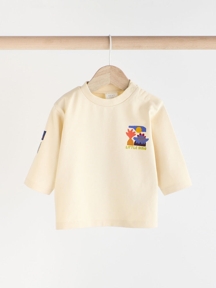 Bright Dino baby T-shirts & joggers 6 Pack.