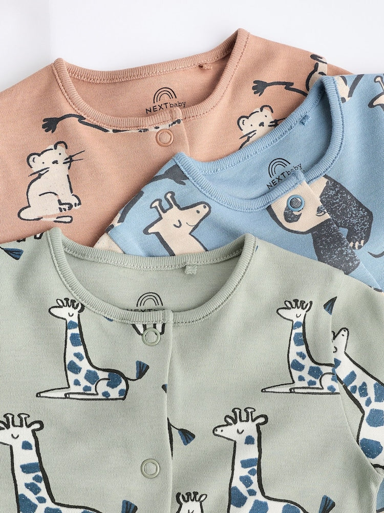 Neutral Animal sleepsuits 3 Pack