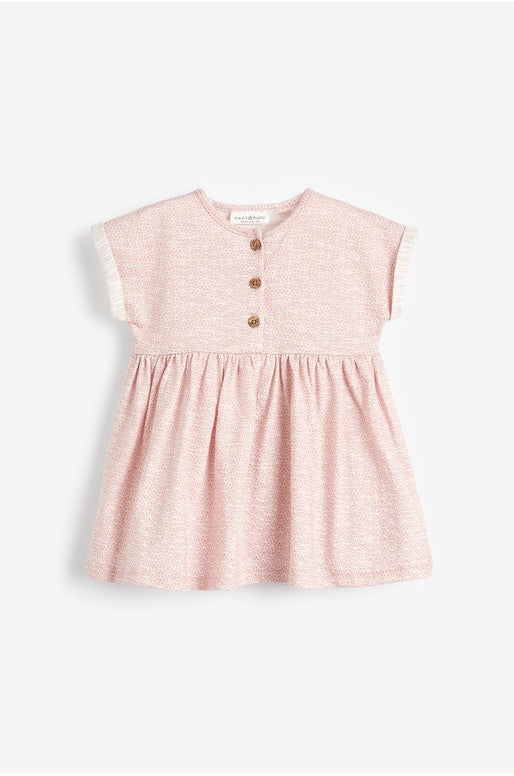 Pink Textured Dress