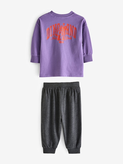 Multi Bright Varsity Oversized Pyjamas 3 Pack
