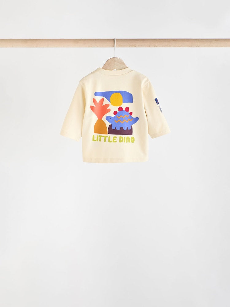 Bright Dino baby T-shirts & joggers 6 Pack.