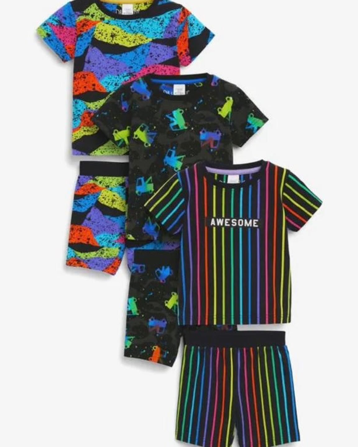 Multi Shirt & Shorts 6 Pack Set