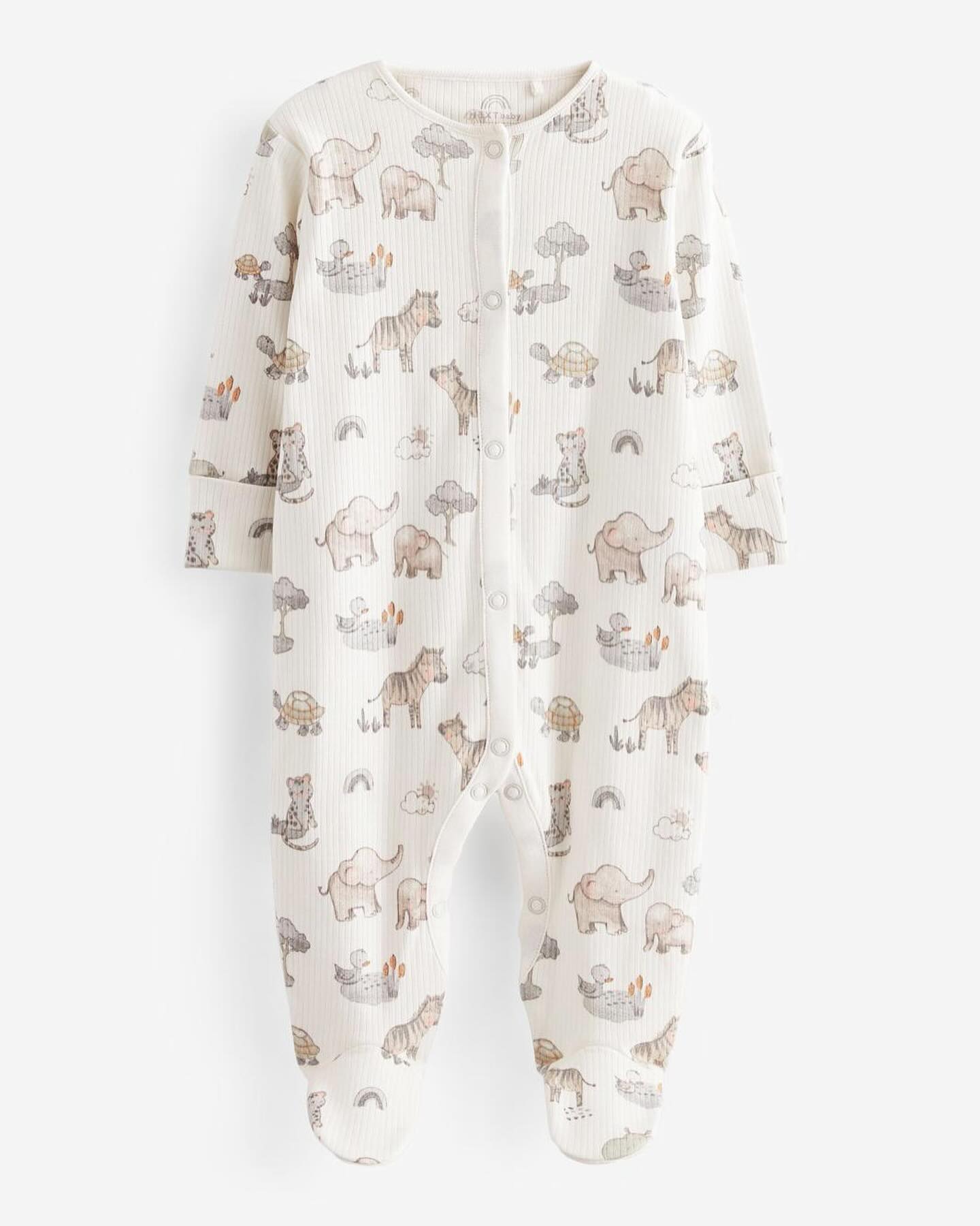 Oatmeal Animals Sleep suit 2 Pack