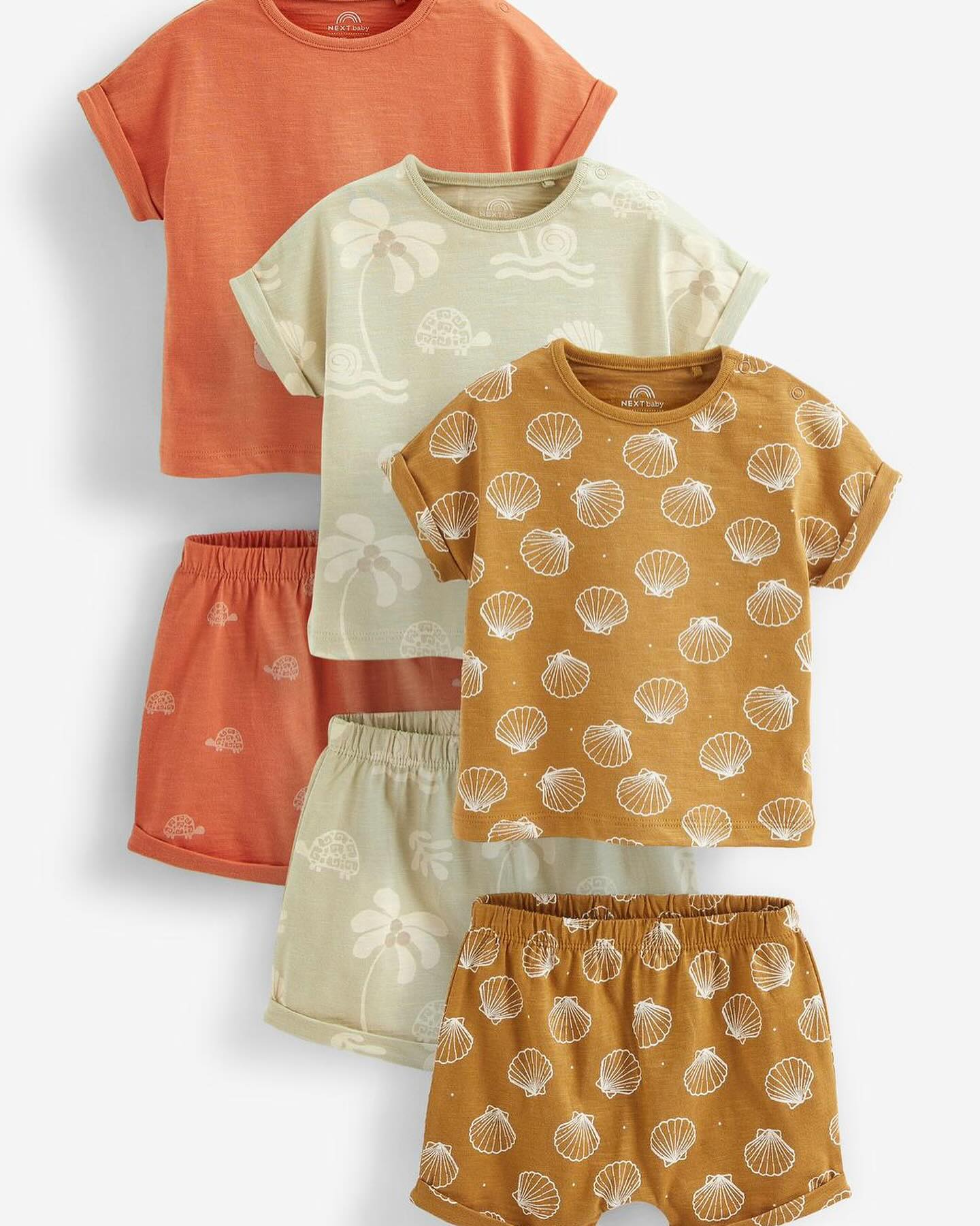 Safari Shirt & Shorts 6 Pack Set