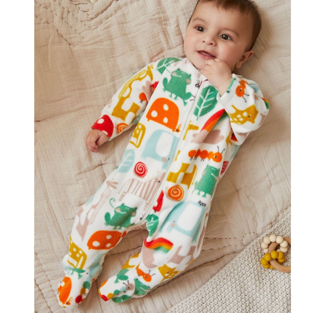 Rainbow Character Fleece Sleepsuit