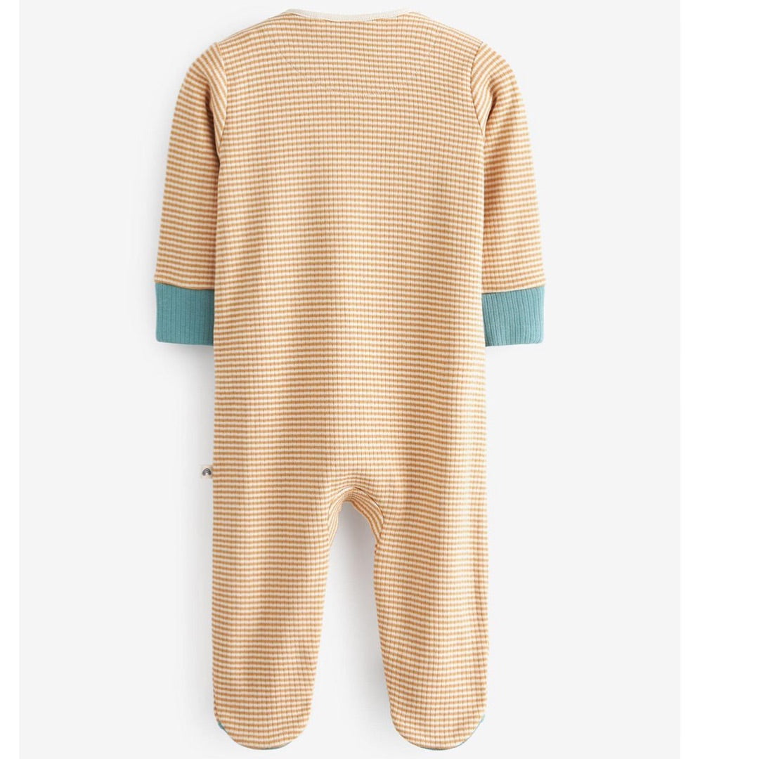 Daddy Neutral Appliqués Sleepsuit