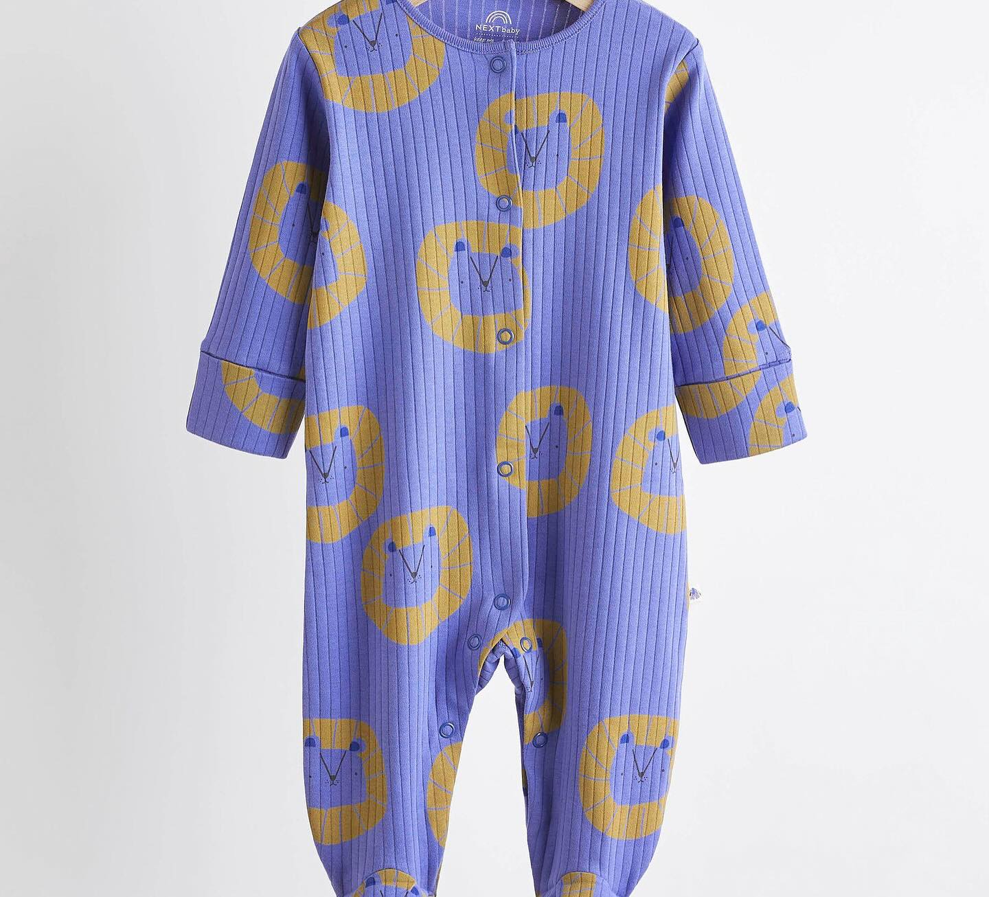 Elephant Printed Sleepsuit 4 Pack Set