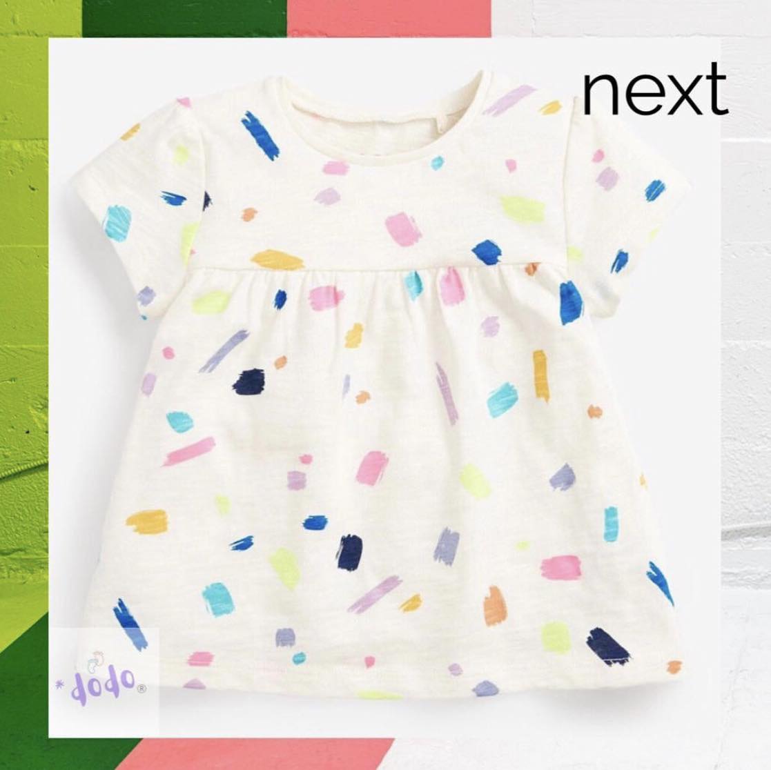 White Paint Cotton T-shirt