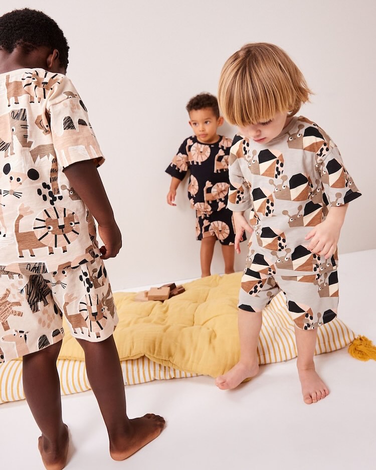 Lion Shirt & Shorts 3 Pack Set