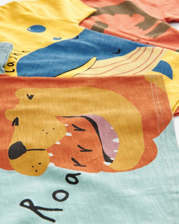 Muted Shirt & Shorts 3 Pack Set