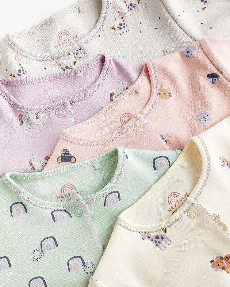 Multi Character Sleepsuit 5 Pack