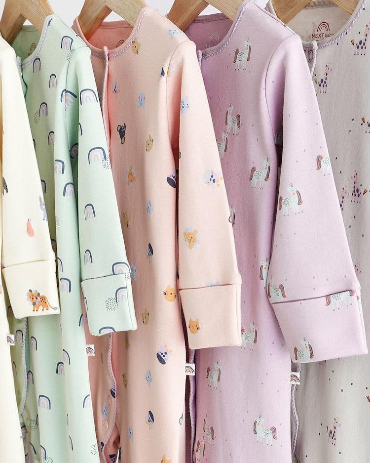 Multi Character Sleepsuit 5 Pack