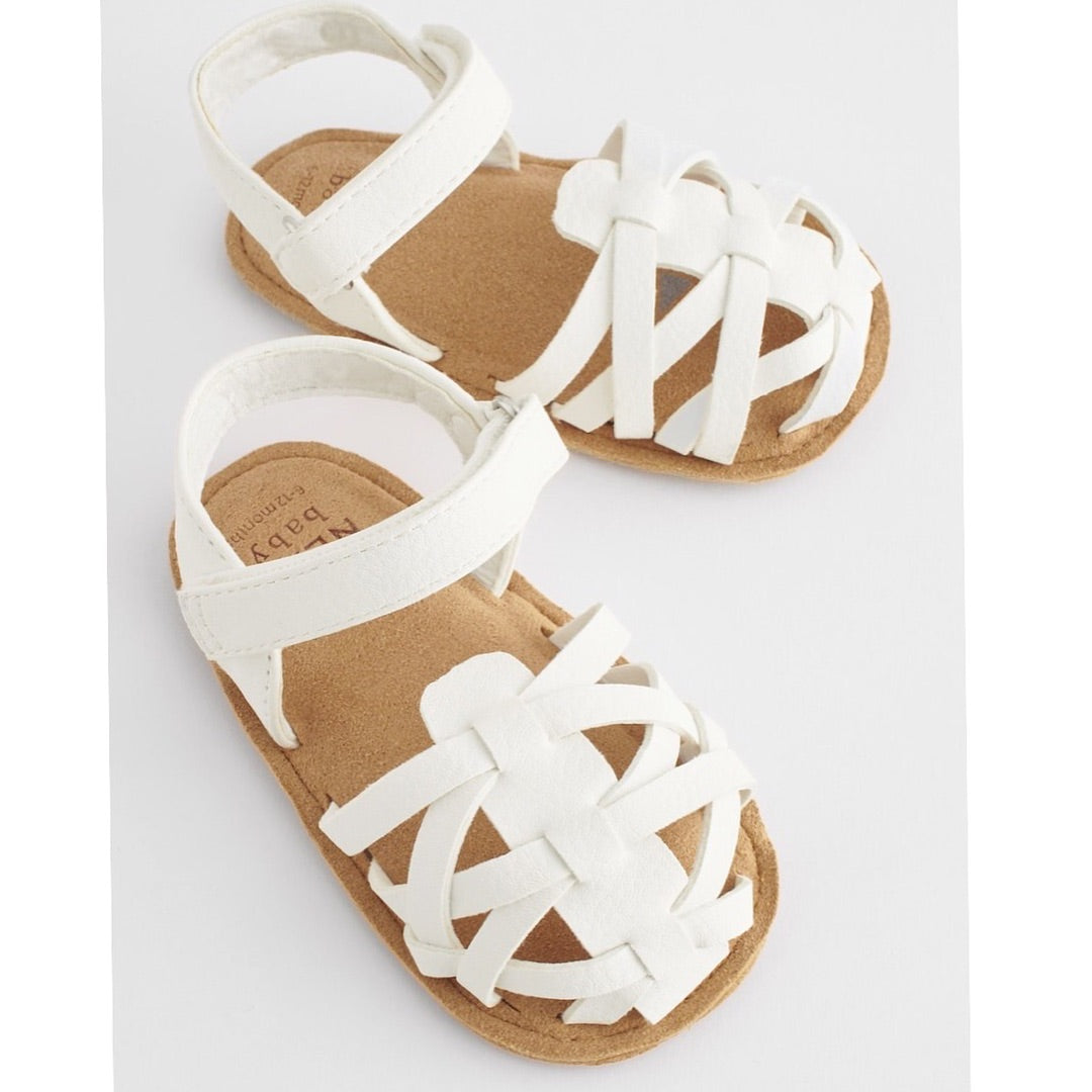 White Sandals.