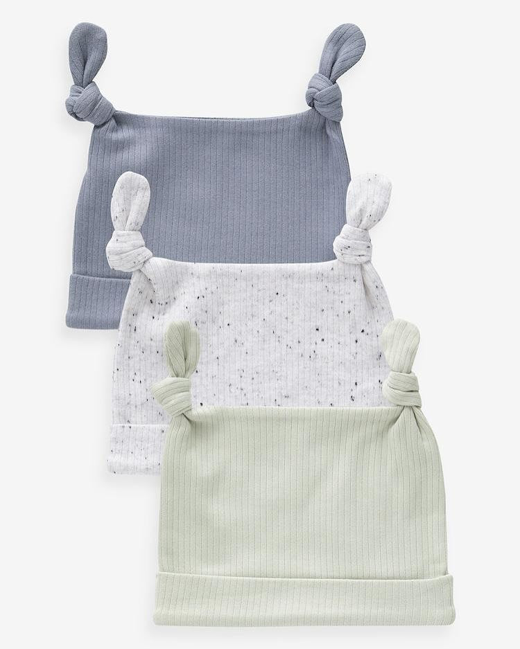 Blue, White & Green Hat.