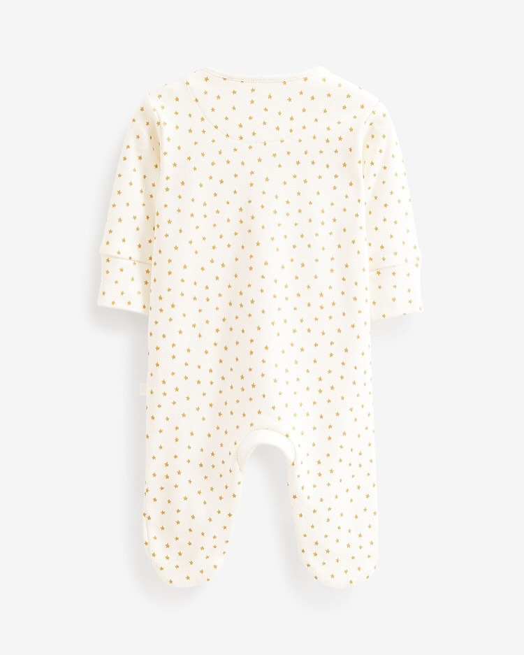 White/Gold First Eid Sleepsuit
