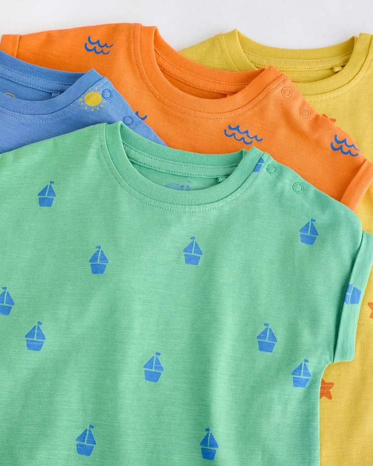 Multi Rompers 4 Pack Set