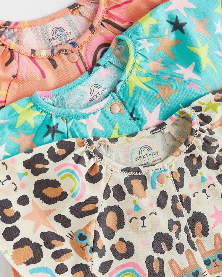 Bright Rompers 3 Pack Set