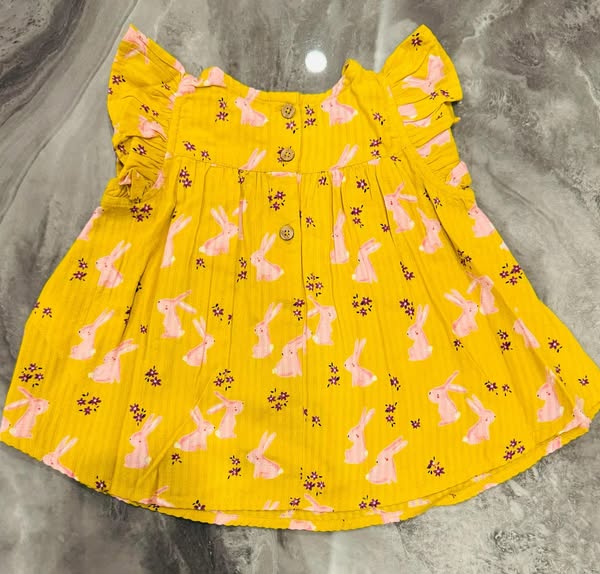 Ochre Bunny Frock