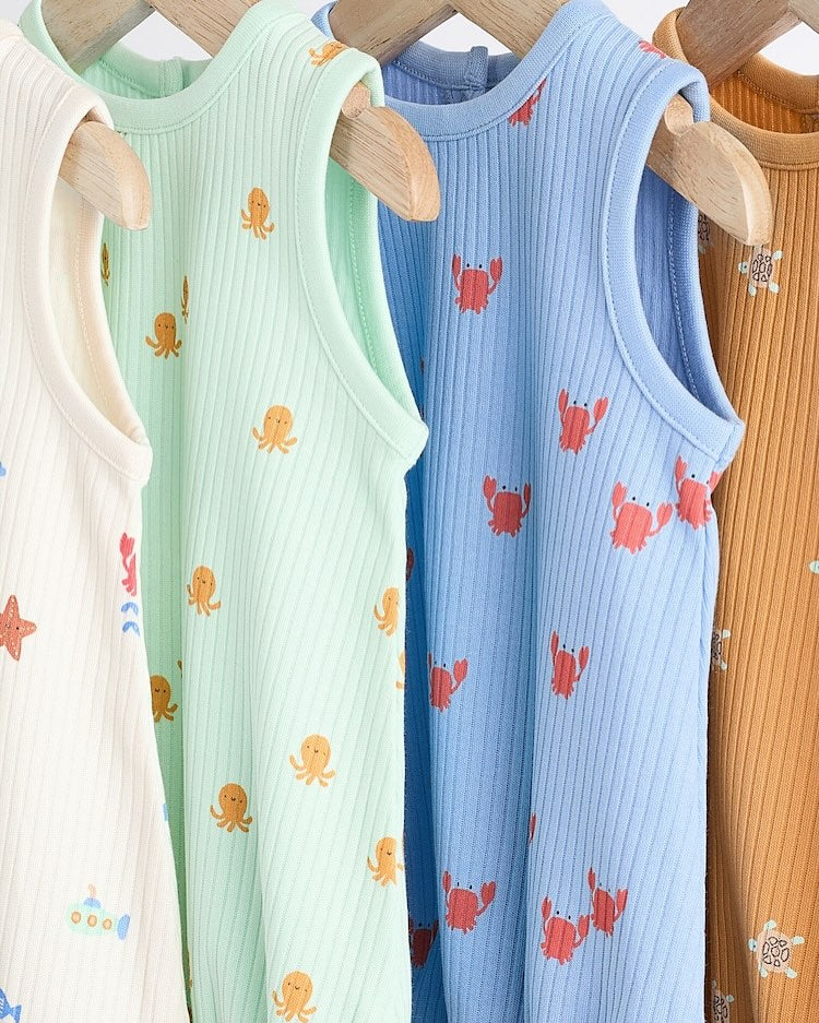 Sea life Vest Bloomer 4 Pack