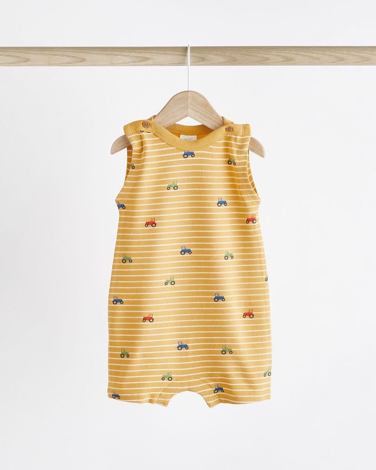 Vehicle Rompers 3 Pack