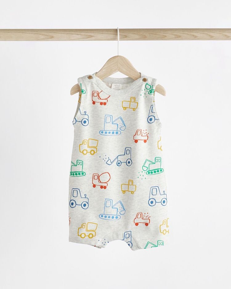 Vehicle Rompers 3 Pack