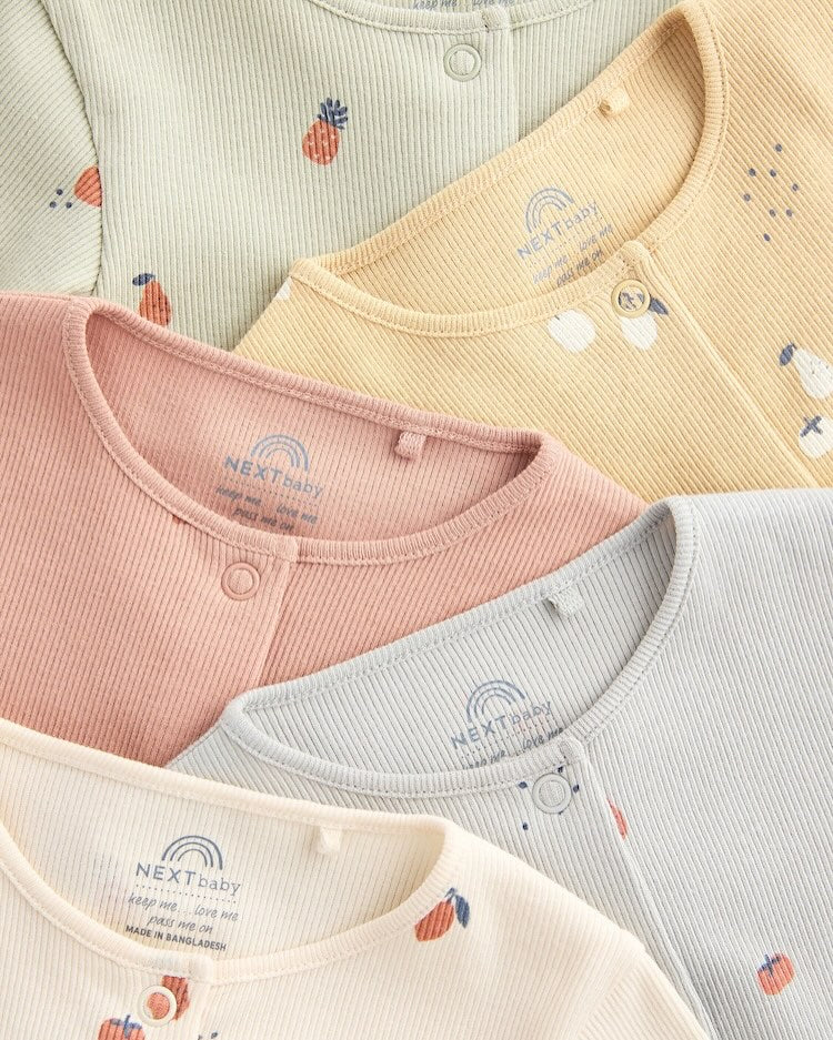 Multi Footless Sleepsuit 3 Pack