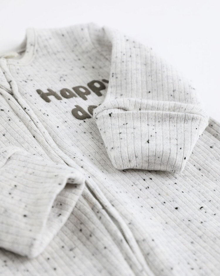 Grey Footless Sleepsuit 3 Pack