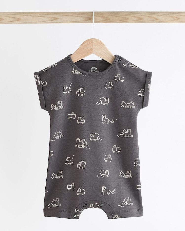 Grey Digger Rompers 3 Pack
