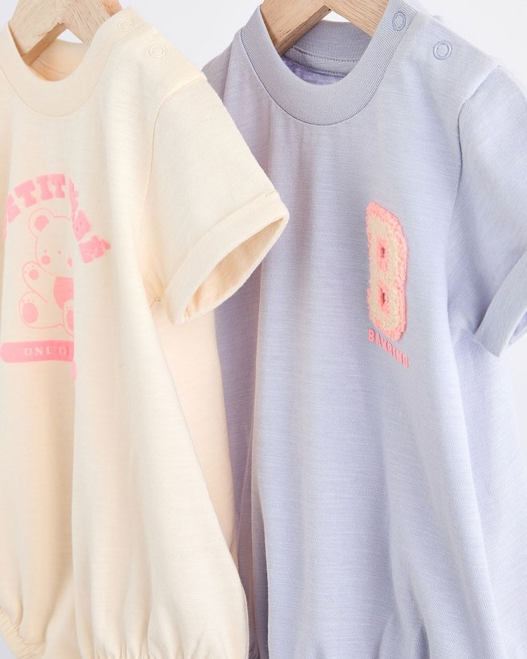 Lilac Bunny Romper 2 Pack