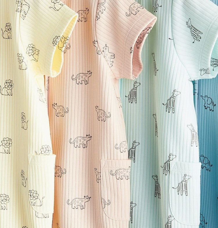 Animal Rompers 4 Pack Set