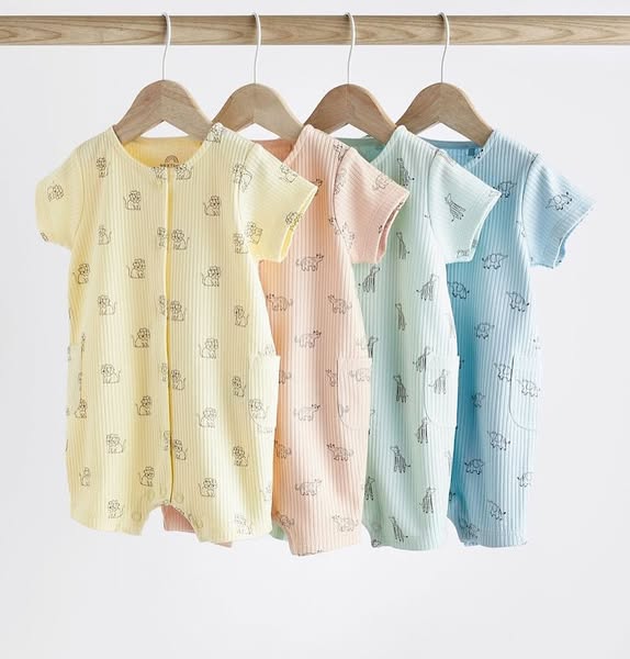 Animal Rompers 4 Pack Set