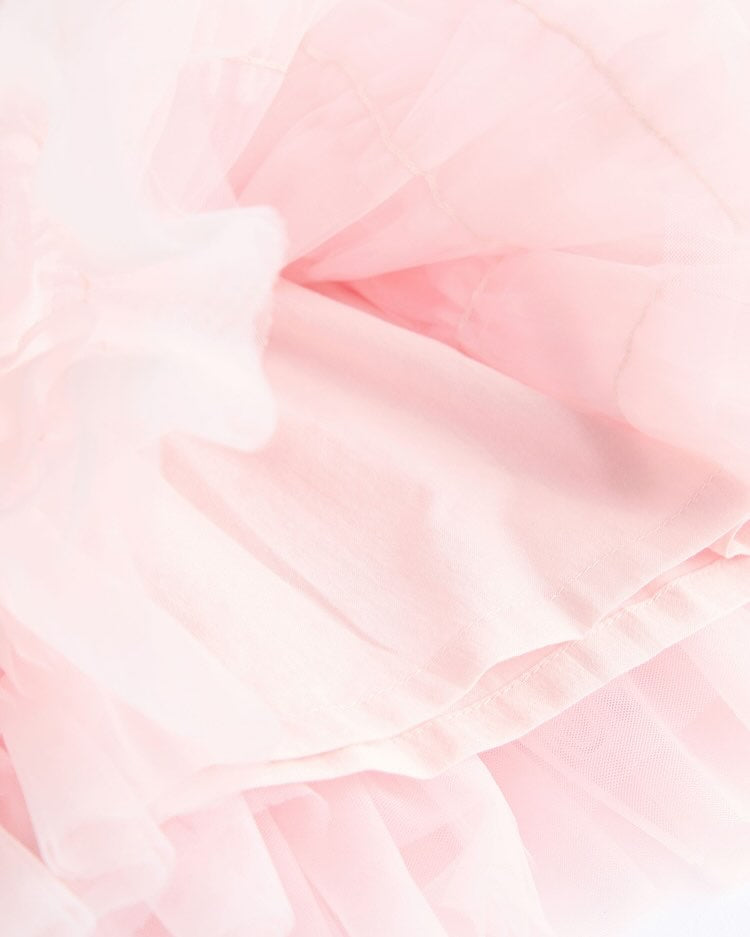 Pink Mesh Tutu Dress