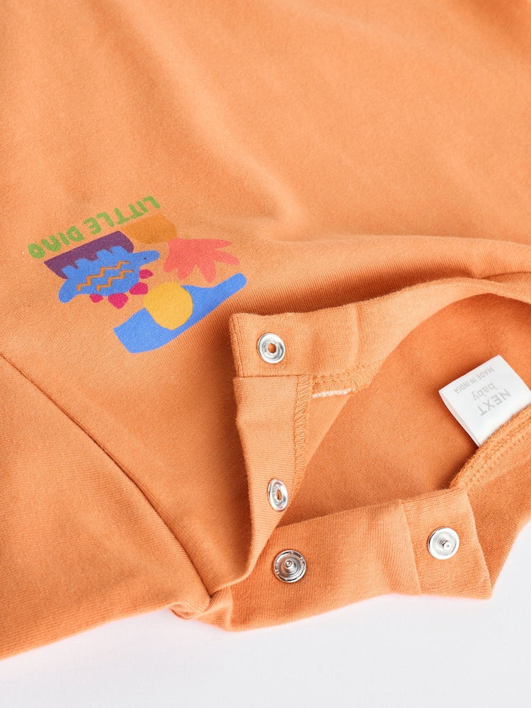 Bright Dino baby T-shirts & joggers 6 Pack.