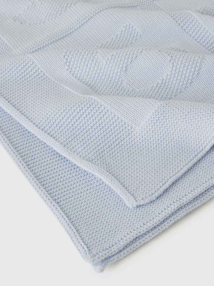 Blue Patchwork Blanket 80*70cm