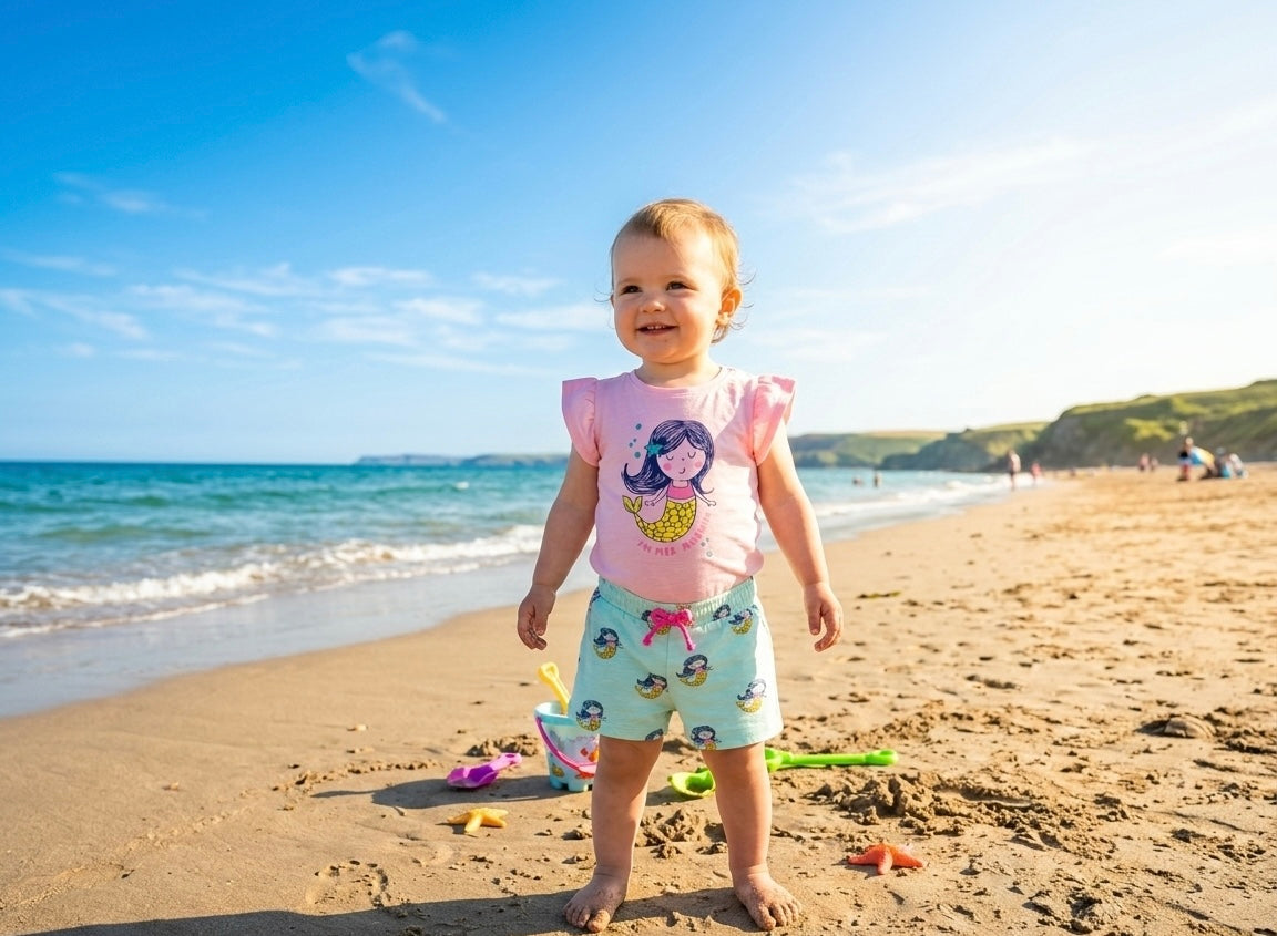 M&CO Mermaid Top & Short Set