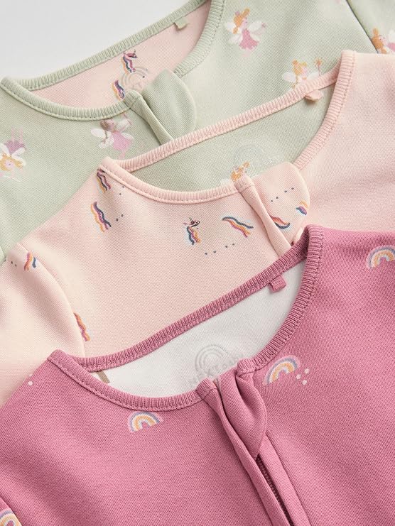 Unicorn Sleepsuit 3 Pack