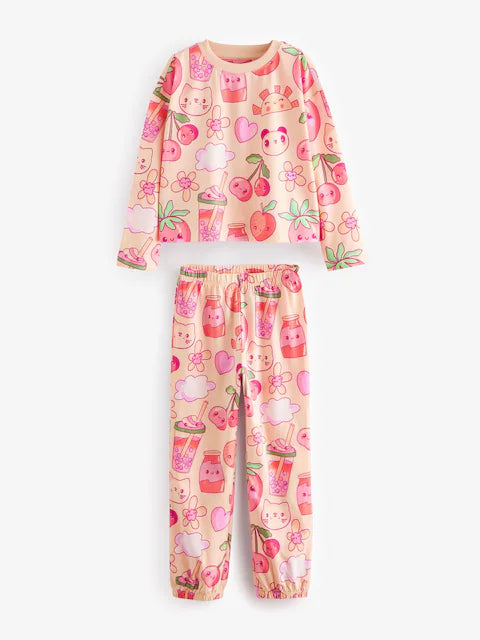 Red/Green Jogger Pyjamas 3 Pack