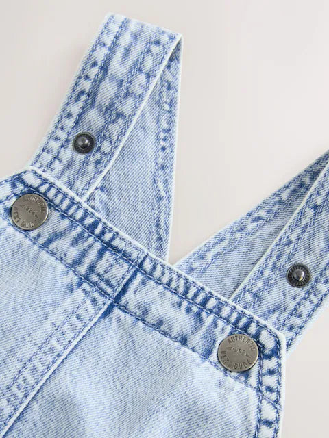 Light Blue Denim Slouch Dungarees