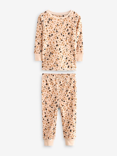 Neutral Animal Printed Snuggle Pyjamas 3 Pack