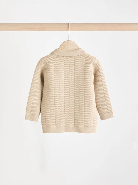 Neutral Baby Knitted Jumper and Leggings Set