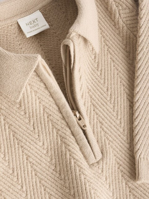 Neutral Baby Knitted Jumper and Leggings Set