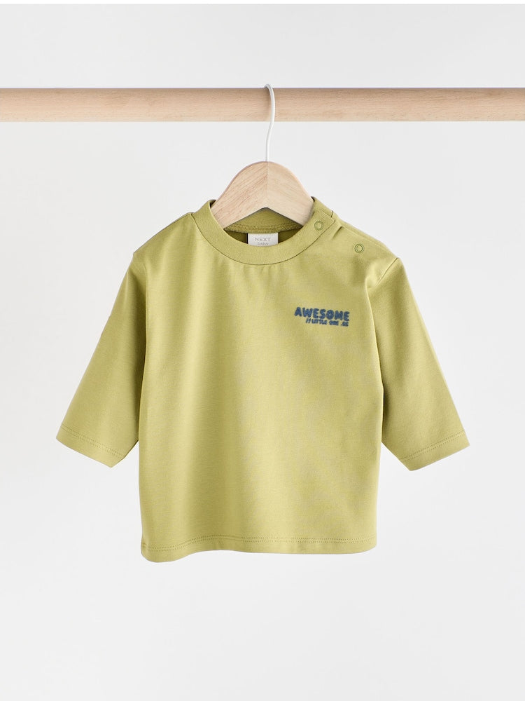 Bright Dino baby T-shirts & joggers 6 Pack.