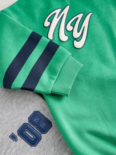 Green Varsity Hoodie and Joggers Set