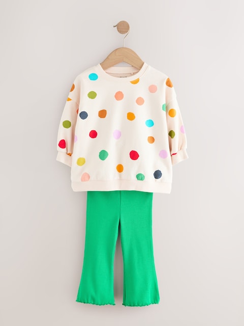 Blue T-Shirt & Flares 2 Pack Set