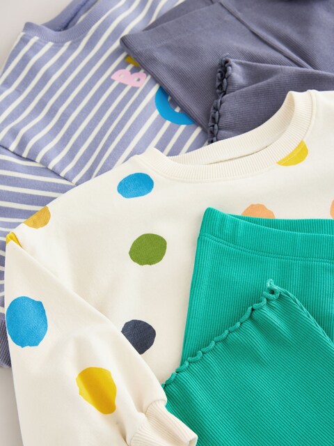Blue T-Shirt & Flares 2 Pack Set