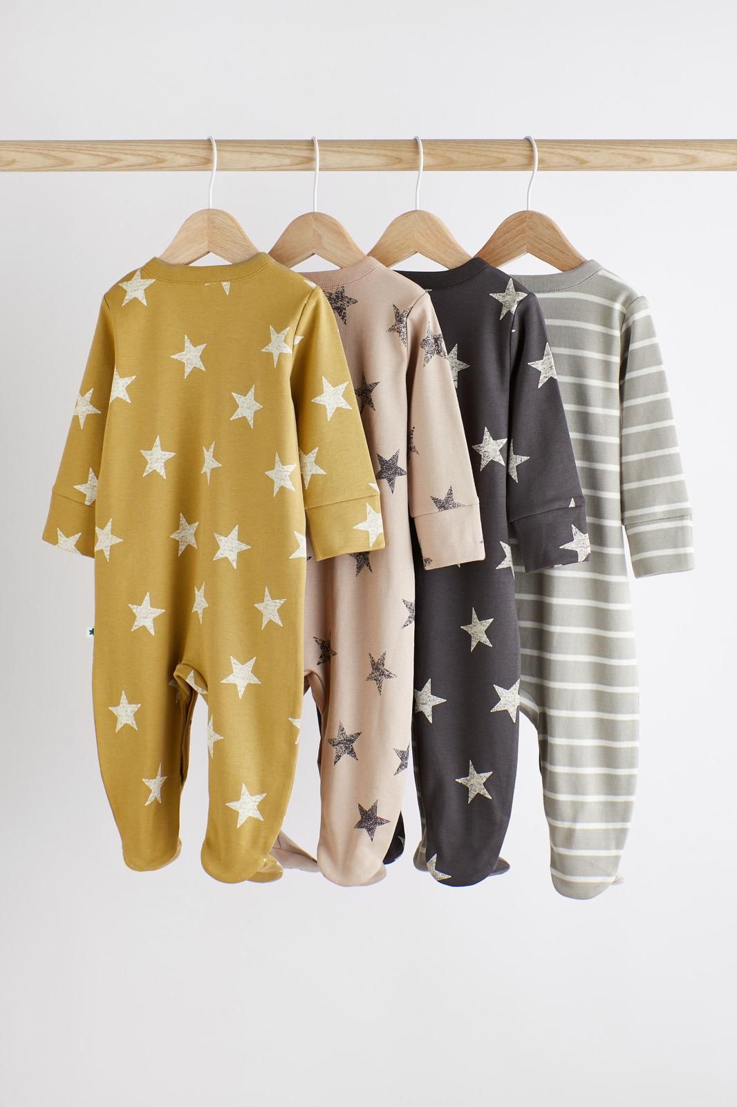 Multi Star Sleepsuits.
