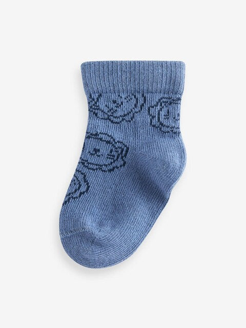 Navy Baby Socks 5 Pack