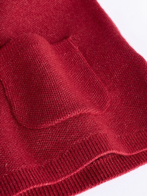 Red Knitted Top and Leggings Baby Set