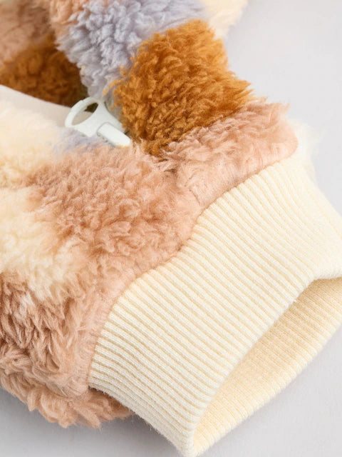 Neutral Character Baby Fleece Zip Sleepsuit